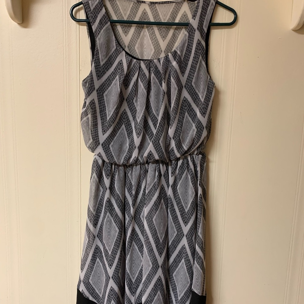 Black gray dress size small.